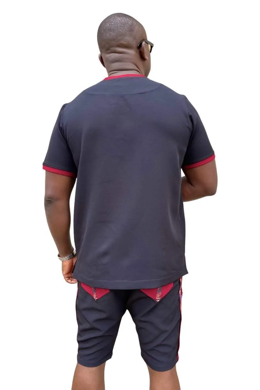 African Ankara T-shirt for Men Silk