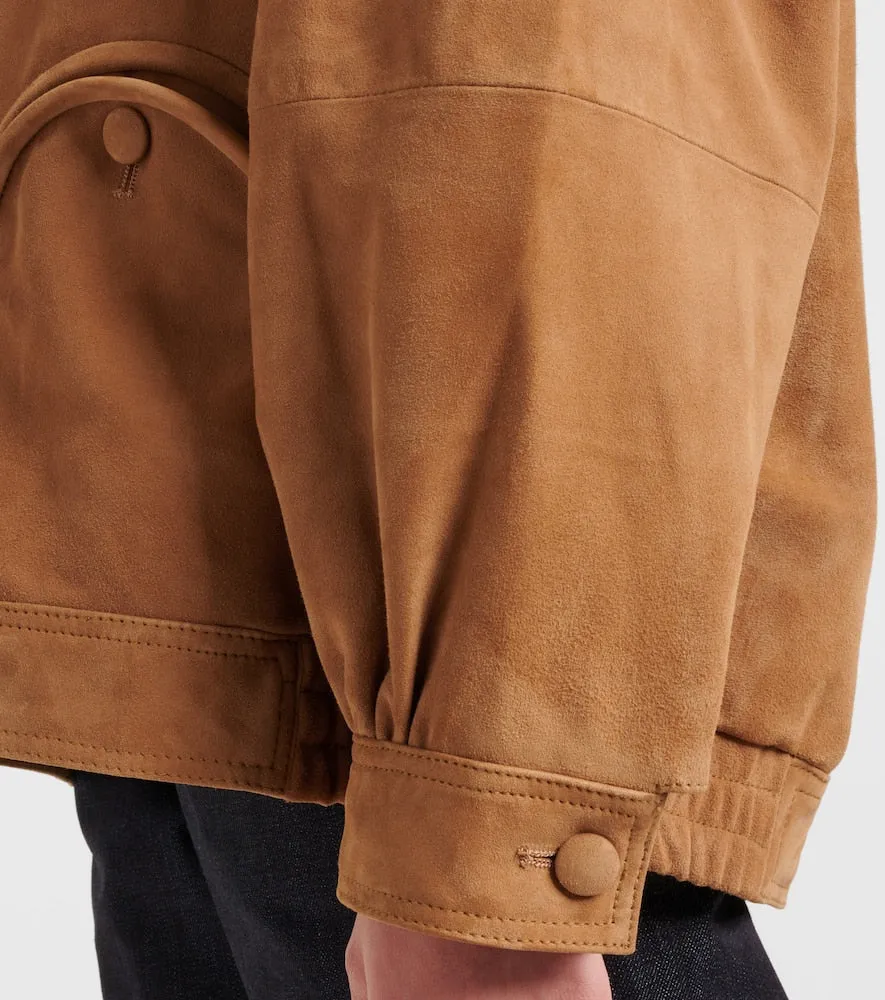 Blaze Milano Milano Cleo suede bomber jacket