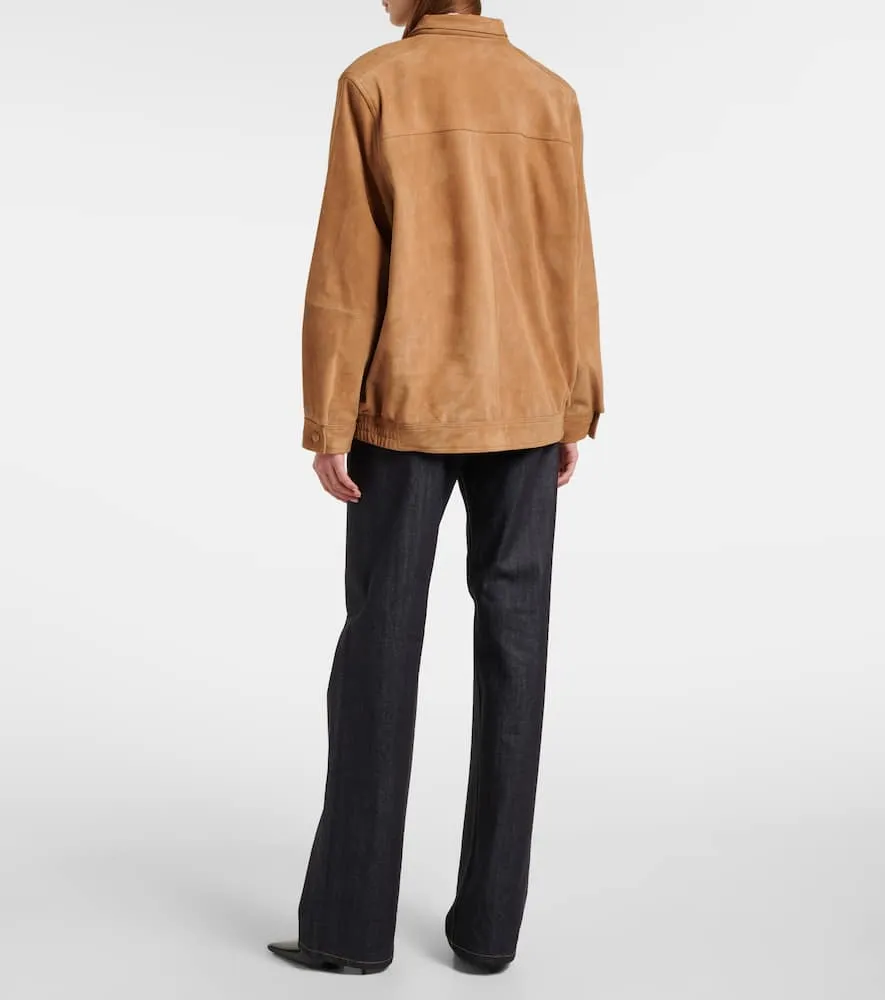 Blaze Milano Milano Cleo suede bomber jacket