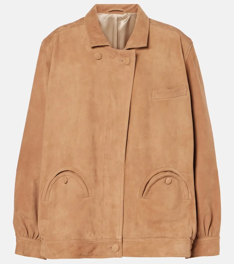 Blaze Milano Milano Cleo suede bomber jacket
