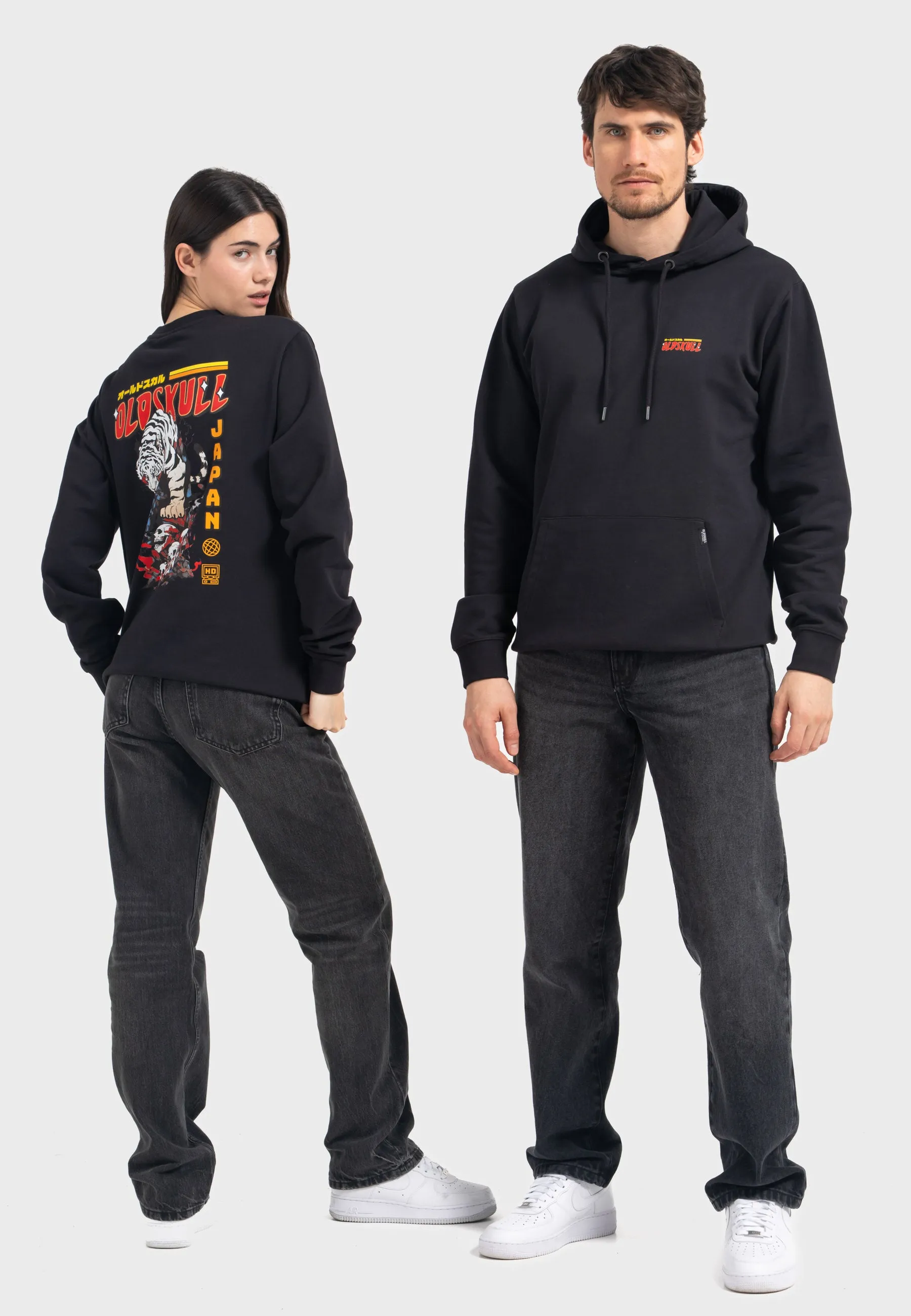 Bony Beast Backprint Hoodie Black