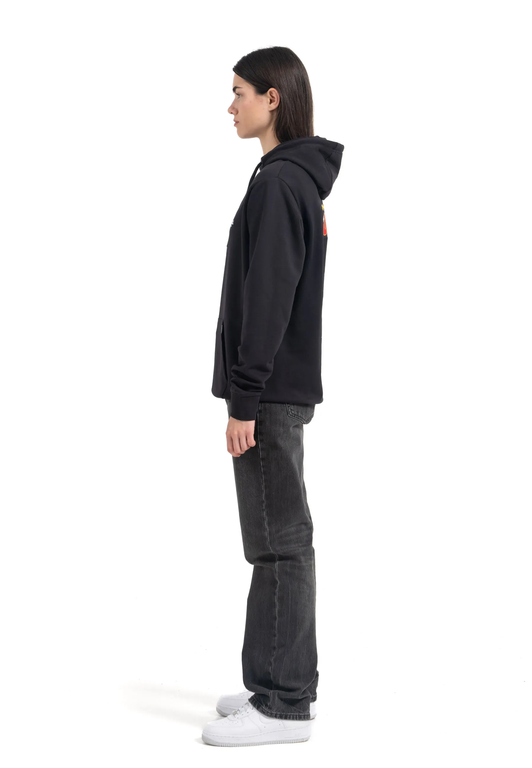 Bony Beast Backprint Hoodie Black