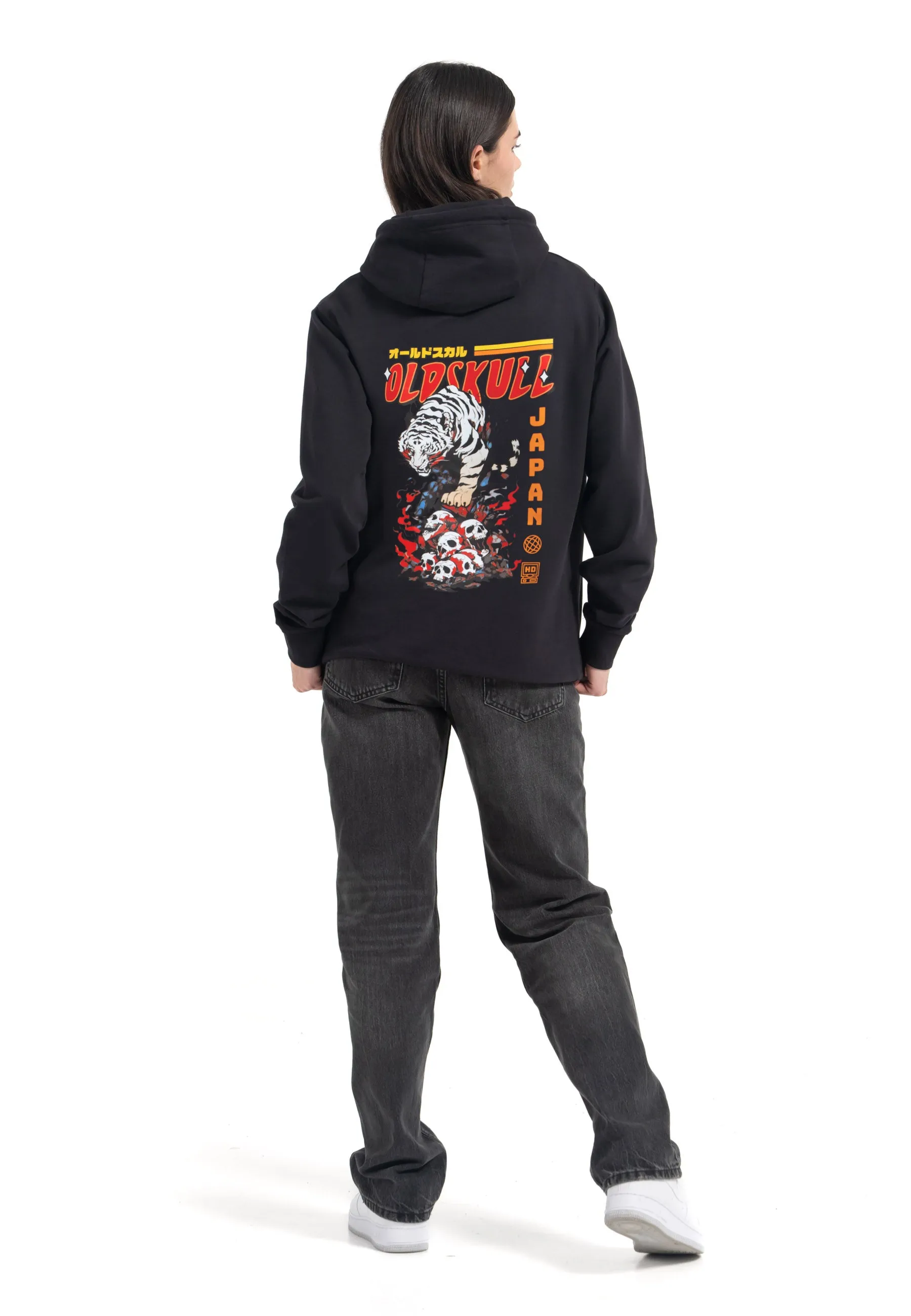Bony Beast Backprint Hoodie Black