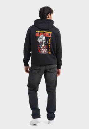 Bony Beast Backprint Hoodie Black