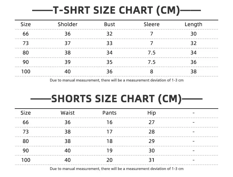 Boys and Girls Thick Cotton Shorts & T-Shirts