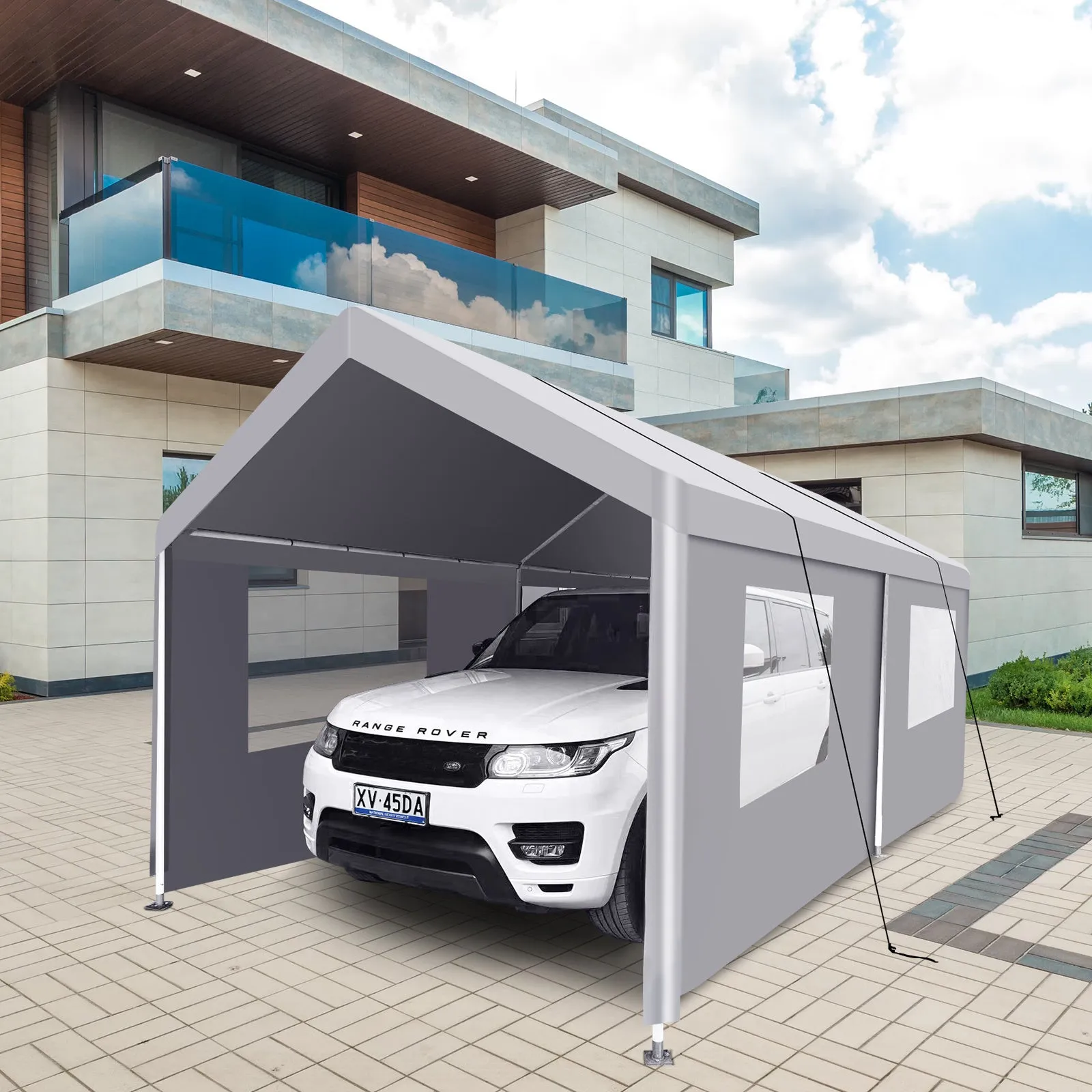 Carport, 10?20 Heavy Duty Portable Carport Garage Tent for