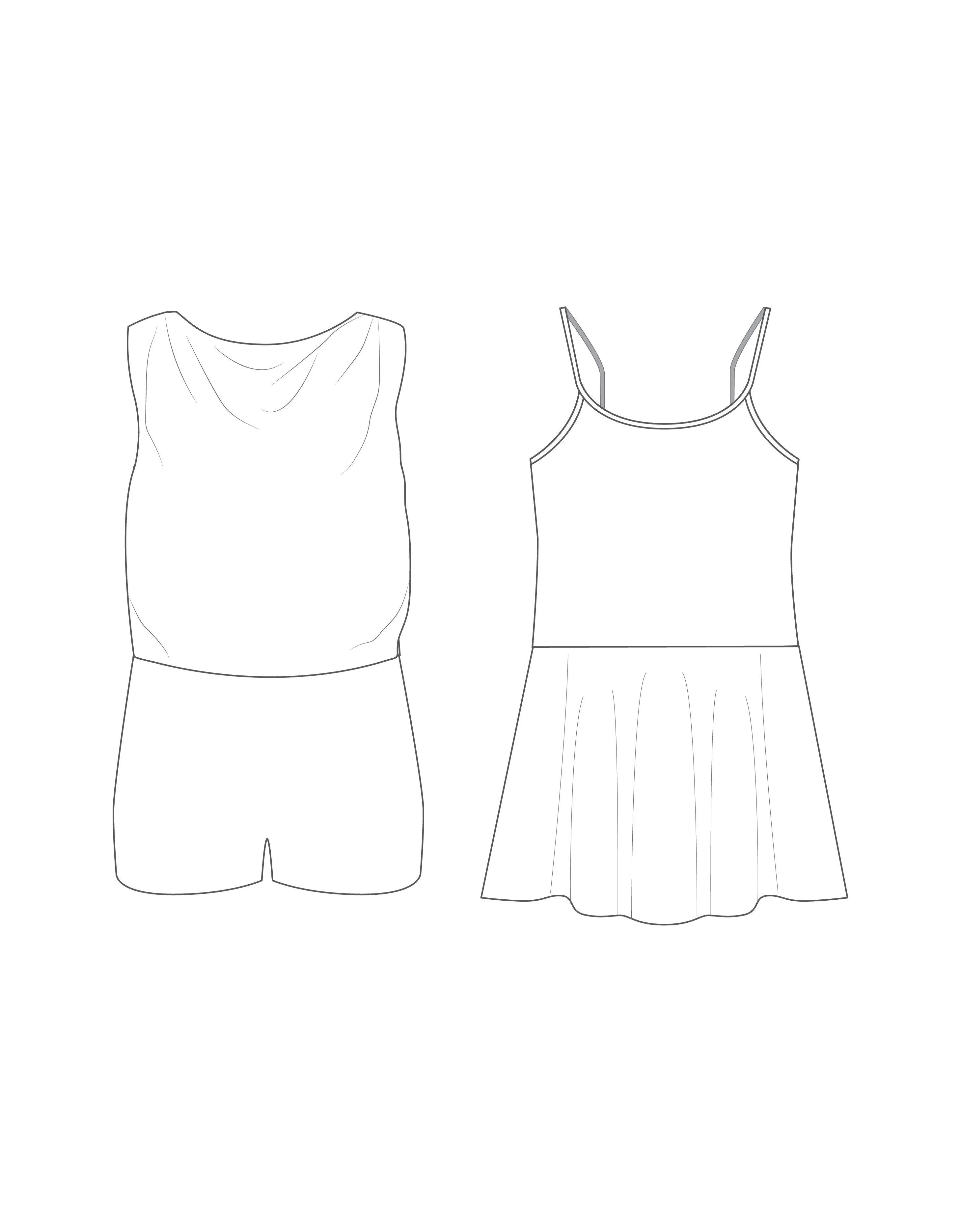 Custom Inked Lycra Convertible Dropdown Cami Dress
