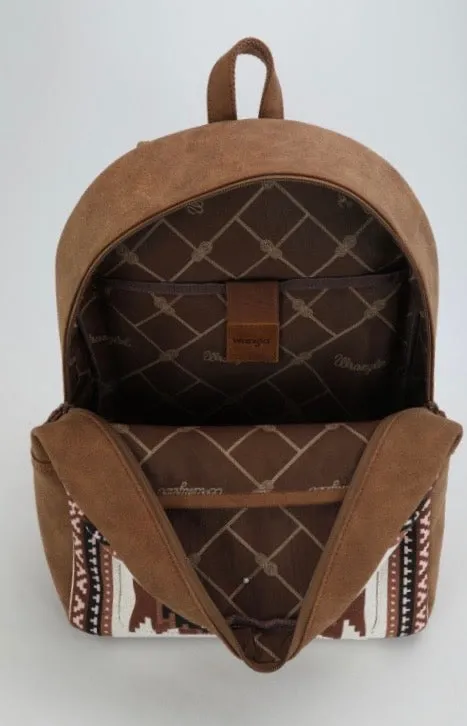 Dani Morgans x Wrangler Western Horizon Collection Canvas Backpack
