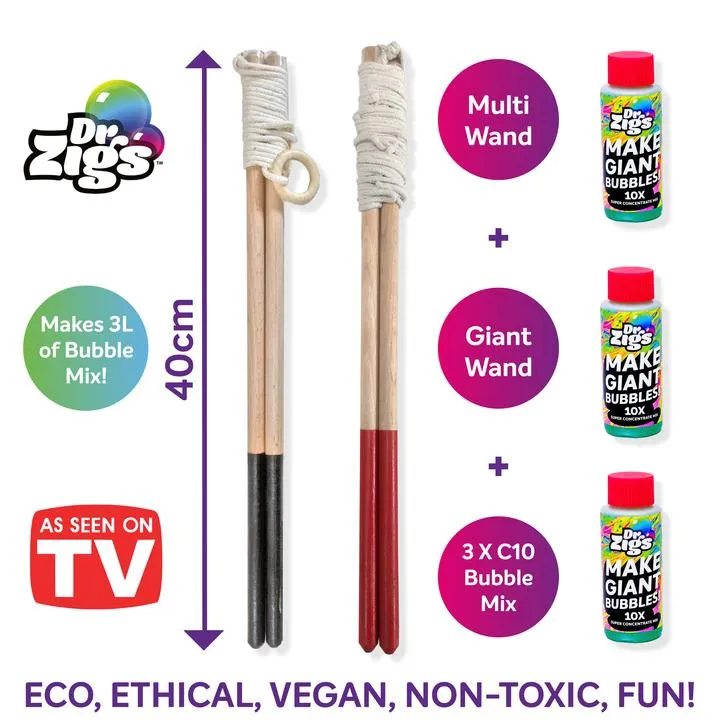 Dr Zigs Jumbo Bubbles Kit
