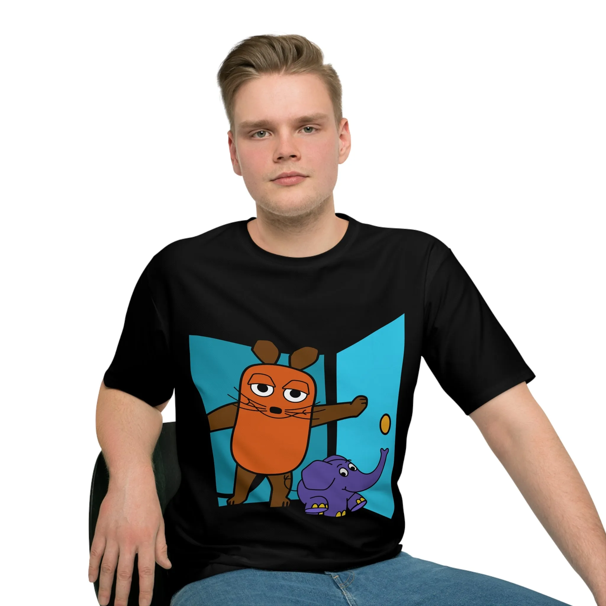 Maus – Schweres, weiches und bequemes Unisex-T-Shirt mit Rundhalsausschnitt | Gildan® 6400
