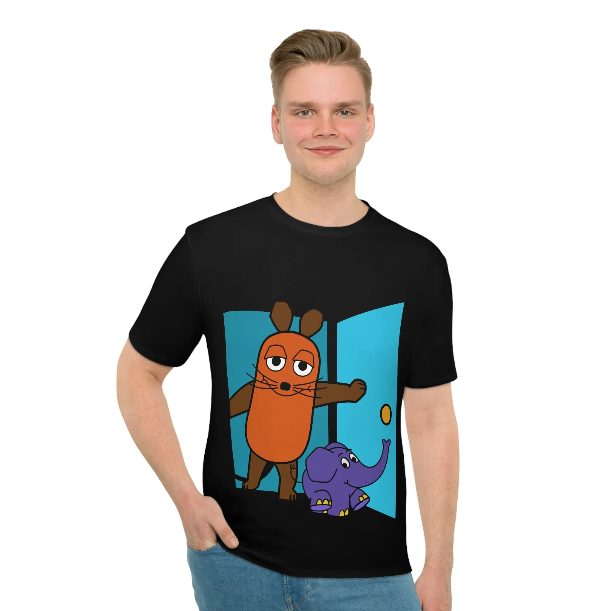 Maus – Schweres, weiches und bequemes Unisex-T-Shirt mit Rundhalsausschnitt | Gildan® 6400