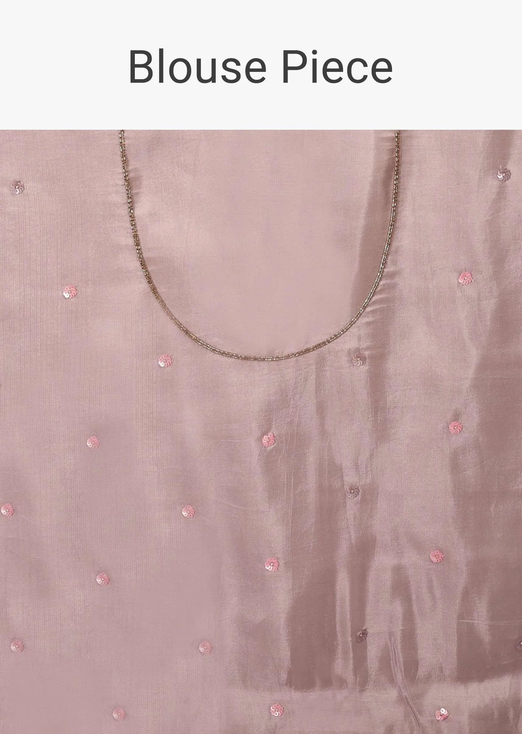 Mauve Purple Saree In Organza With Heavy Embroidery And A Tassel Jaal Pallu