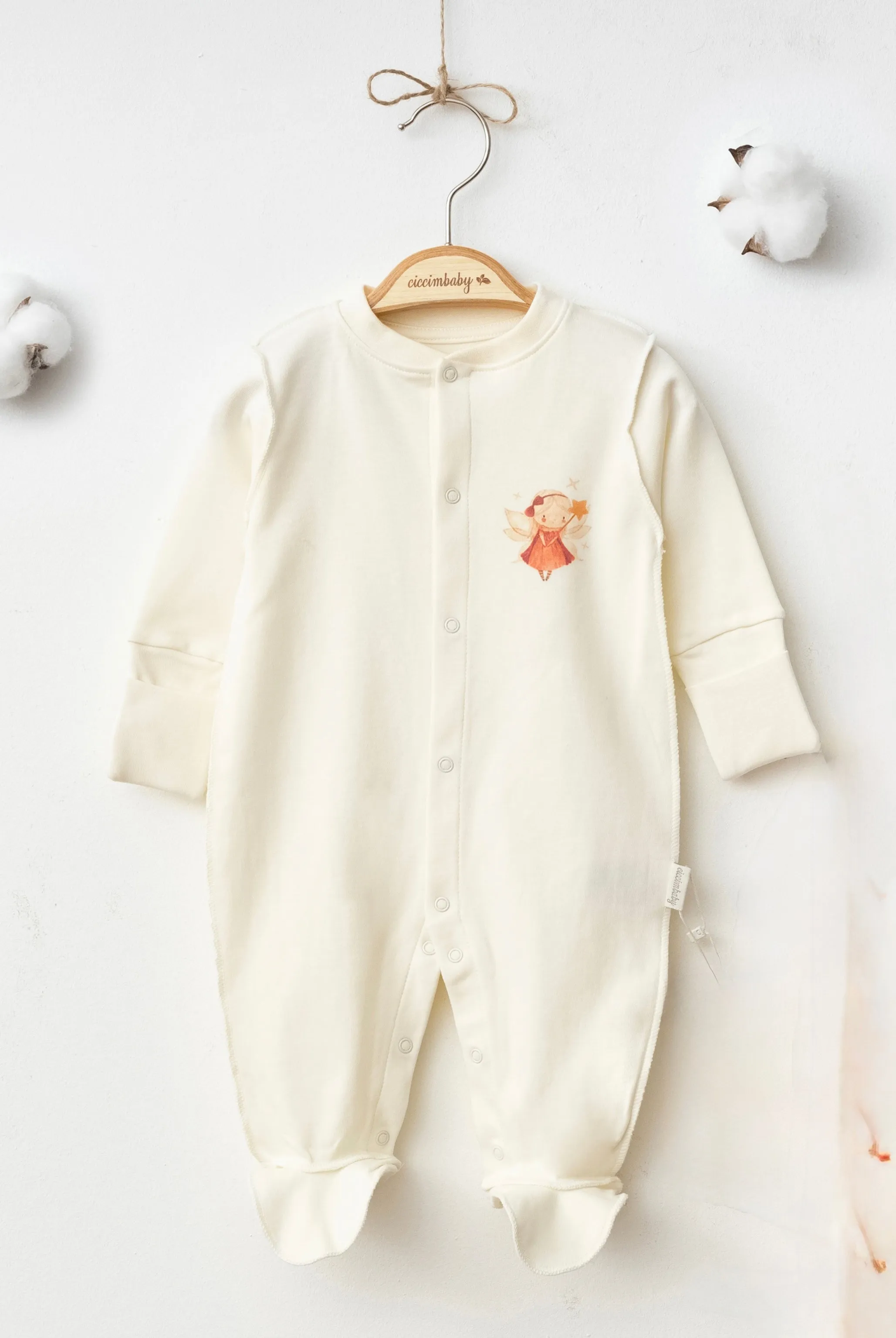 Mini Ecru Fairy Onesie