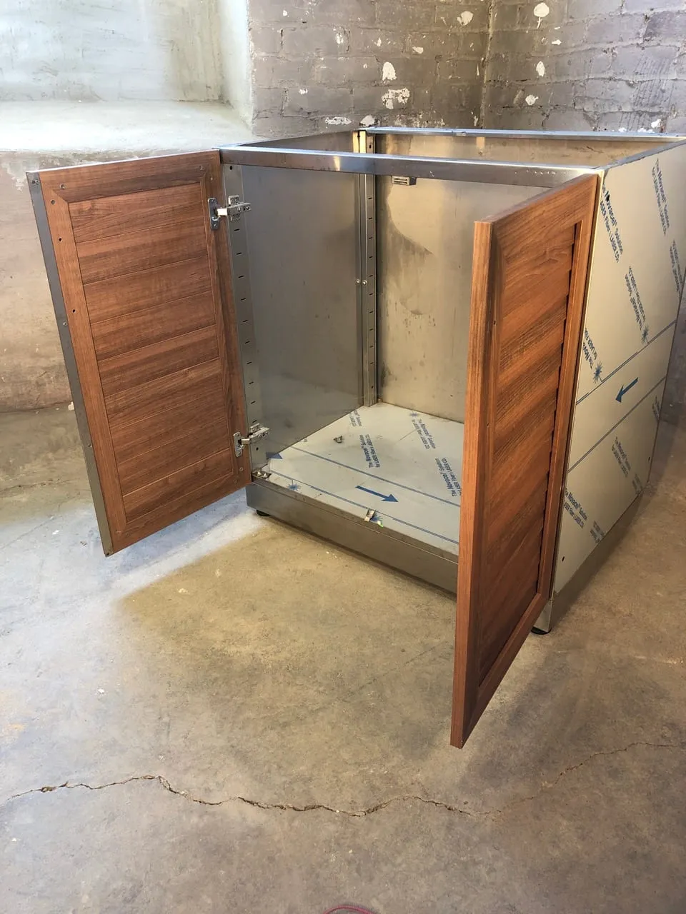 New Age Products - Outdoor Refrigerator Cabinet, Metal