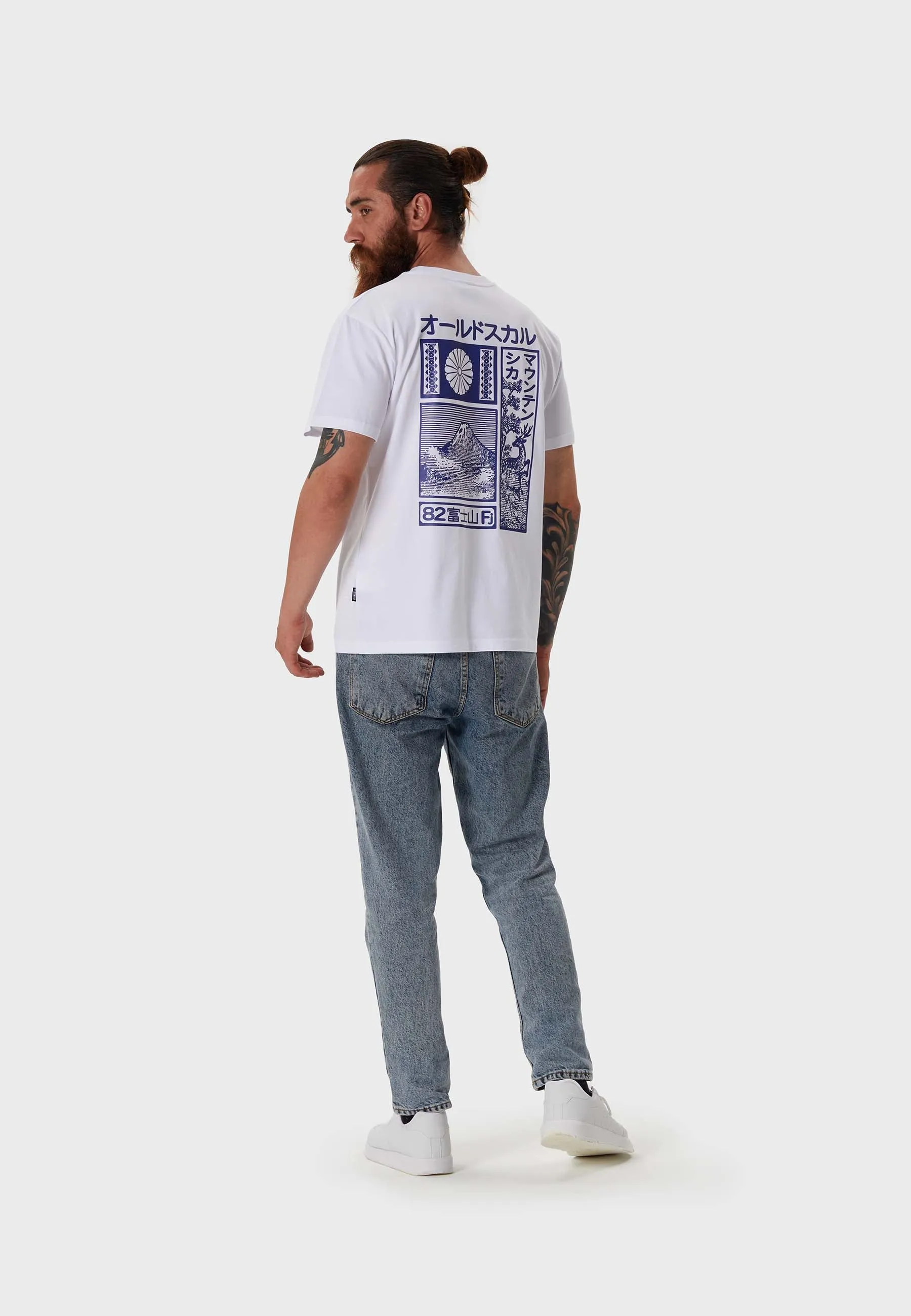 Roof Top Backprint T-Shirt White