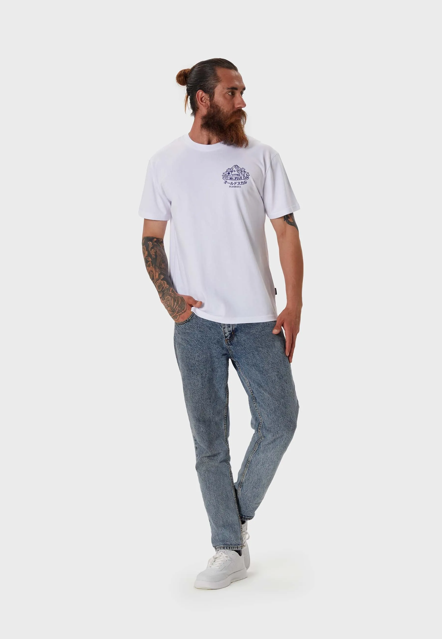 Roof Top Backprint T-Shirt White