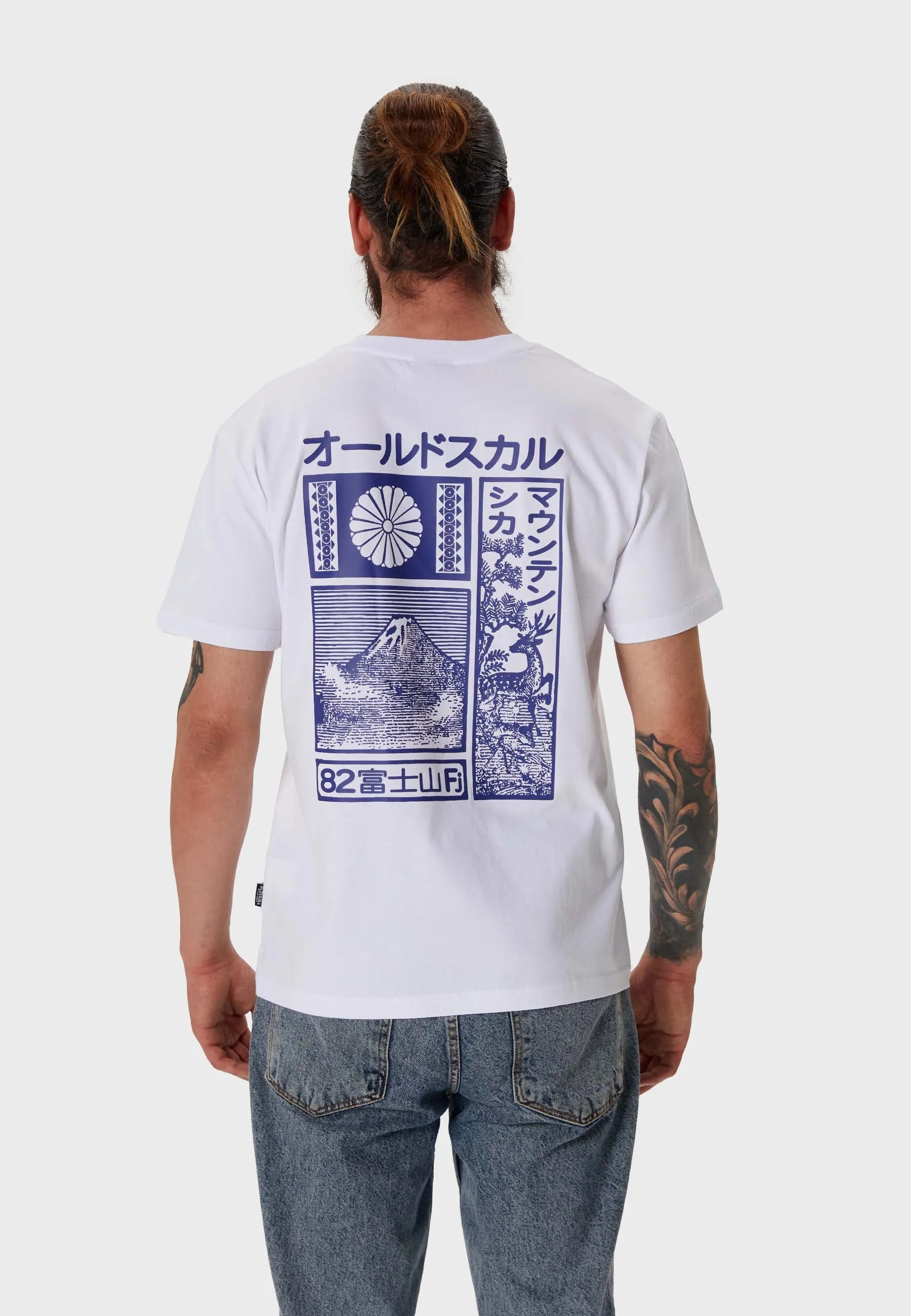Roof Top Backprint T-Shirt White