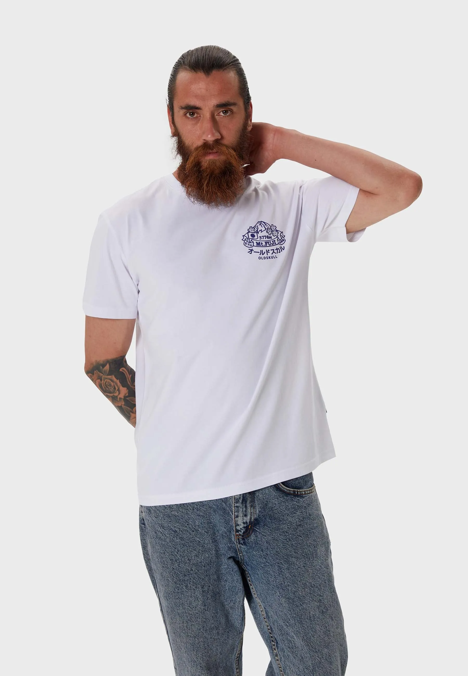 Roof Top Backprint T-Shirt White