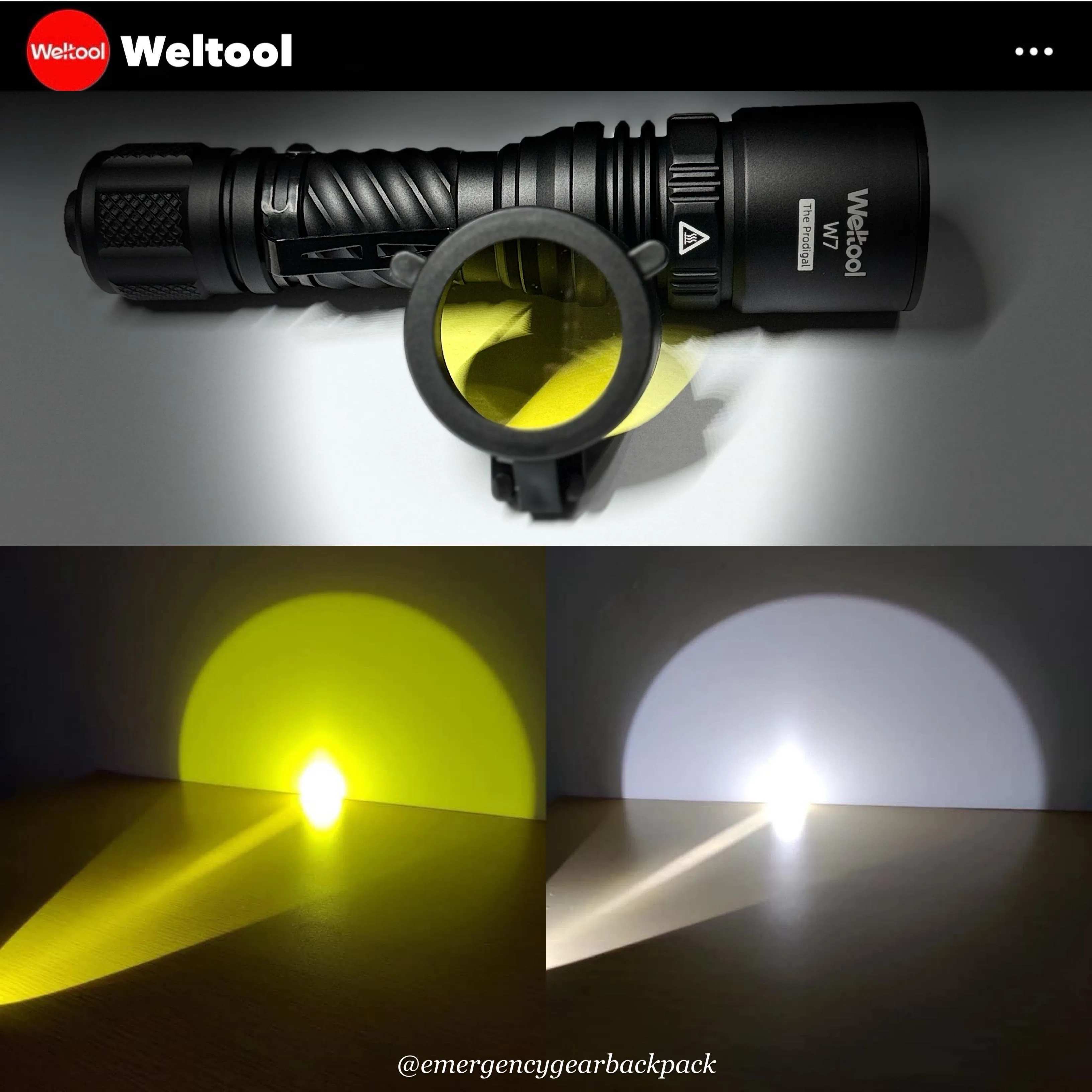 Weltool LF41Y Yellow Filter for W7/ W3 Plus